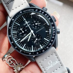 MoonSwatch ??mission to mercury?? Swiss quartz movement AAA Bioceramic bezel