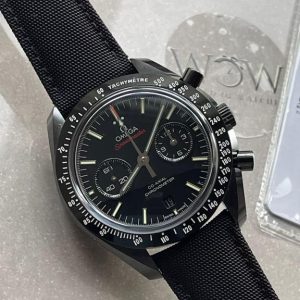 SPEEDMASTER “DARK SIDE OF THE MOON” REAL CERAMIC OMF 1:1 BEST EDITION BLACK BLACK ON NYLON STRAP A9300 V2